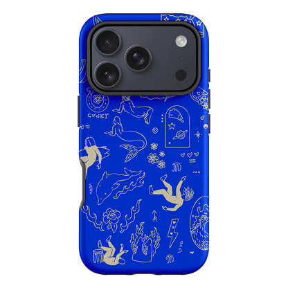 Easty Flash Blue Printed Phone Cases iPhone 17 Pro / Armoured by Easty Beasty - The Dairy
