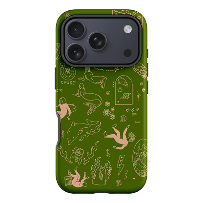 Easty Flash Green Printed Phone Cases iPhone 17 Pro / Armoured by Easty Beasty - The Dairy
