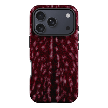 Fawn Burgundy Printed Phone Cases iPhone 17 Pro / Armoured by The Dairy - The Dairy