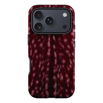 Fawn Burgundy Printed Phone Cases iPhone 17 Pro / Armoured by The Dairy - The Dairy