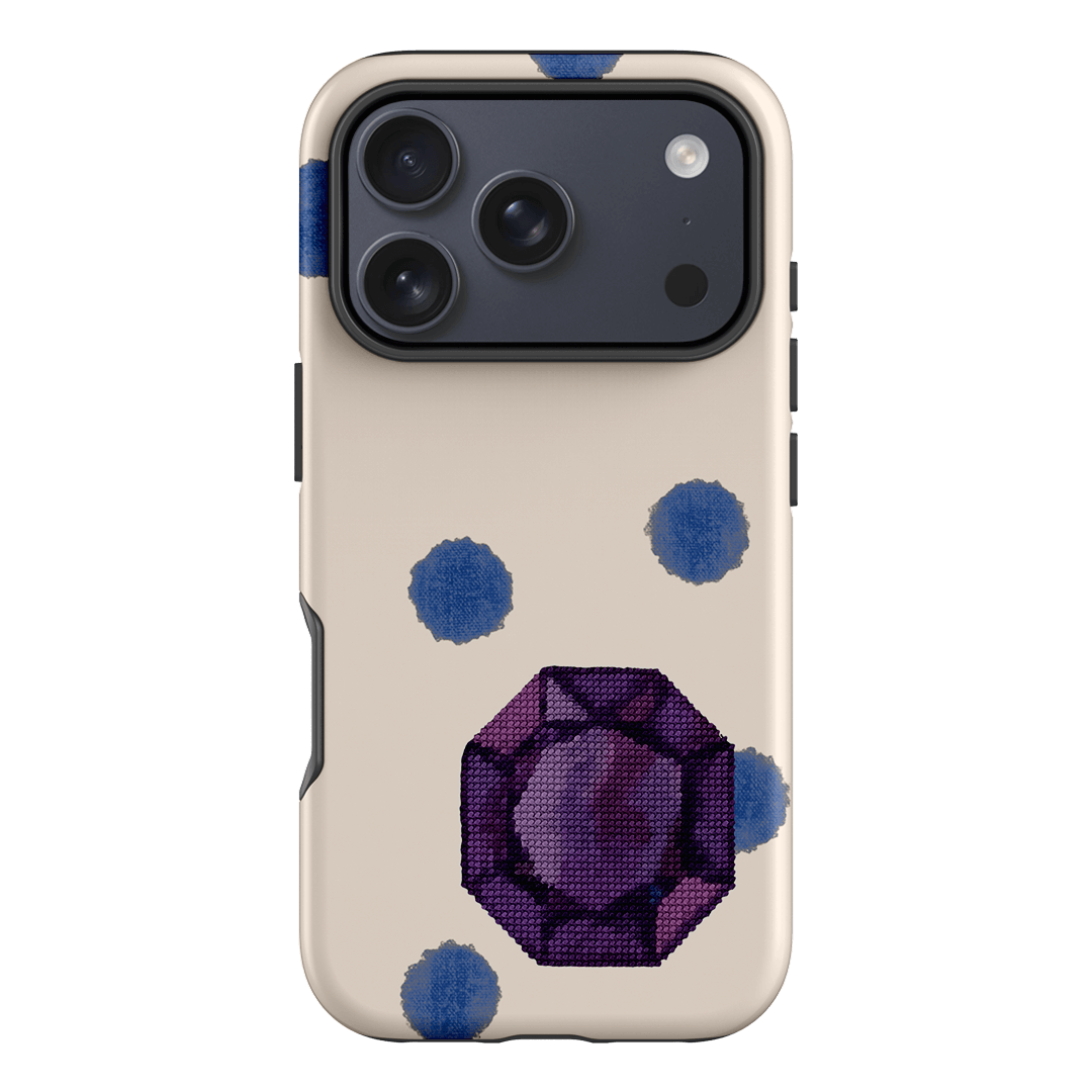 February Amethyst Printed Phone Cases iPhone 17 Pro / Armoured by Joiana - The Dairy