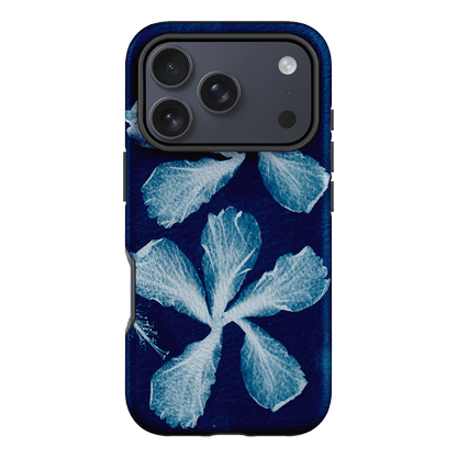 Hibiscus Cyanotype Printed Phone Cases iPhone 17 Pro / Armoured by Sally Hungerford - The Dairy