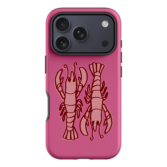 Lobster Love Pink Printed Phone Cases iPhone 17 Pro / Armoured by The Dairy - The Dairy