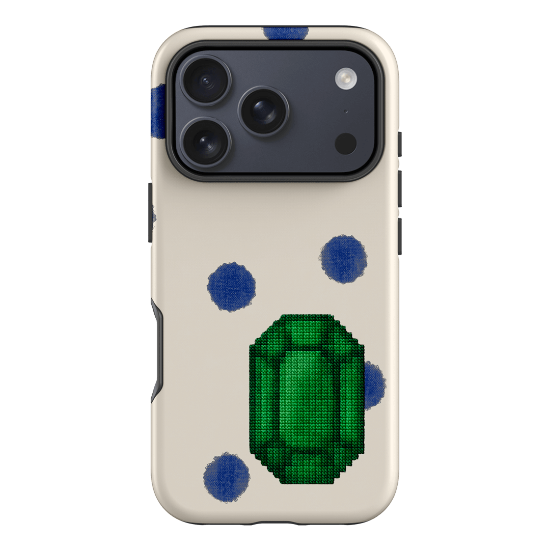 May Emerald Printed Phone Cases iPhone 17 Pro / Armoured by Joiana - The Dairy