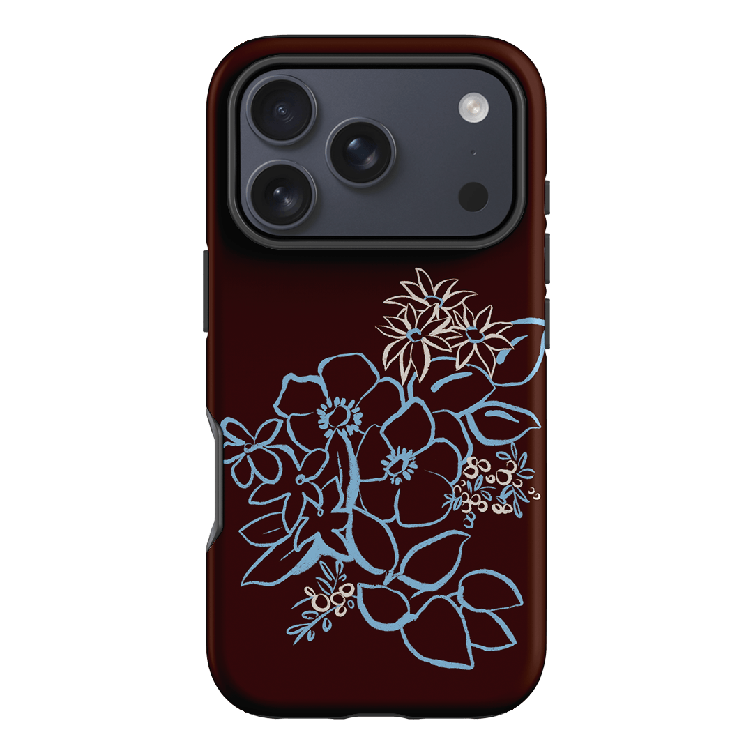 Mocha Posy Printed Phone Cases iPhone 17 Pro / Armoured by Typoflora - The Dairy