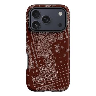 Paisley Cinnamon Printed Phone Cases iPhone 17 Pro / Armoured by The Dairy - The Dairy
