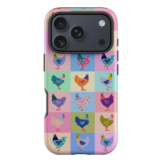 Pastel Chickens Printed Phone Cases iPhone 17 Pro / Armoured by Kayla Henley - The Dairy