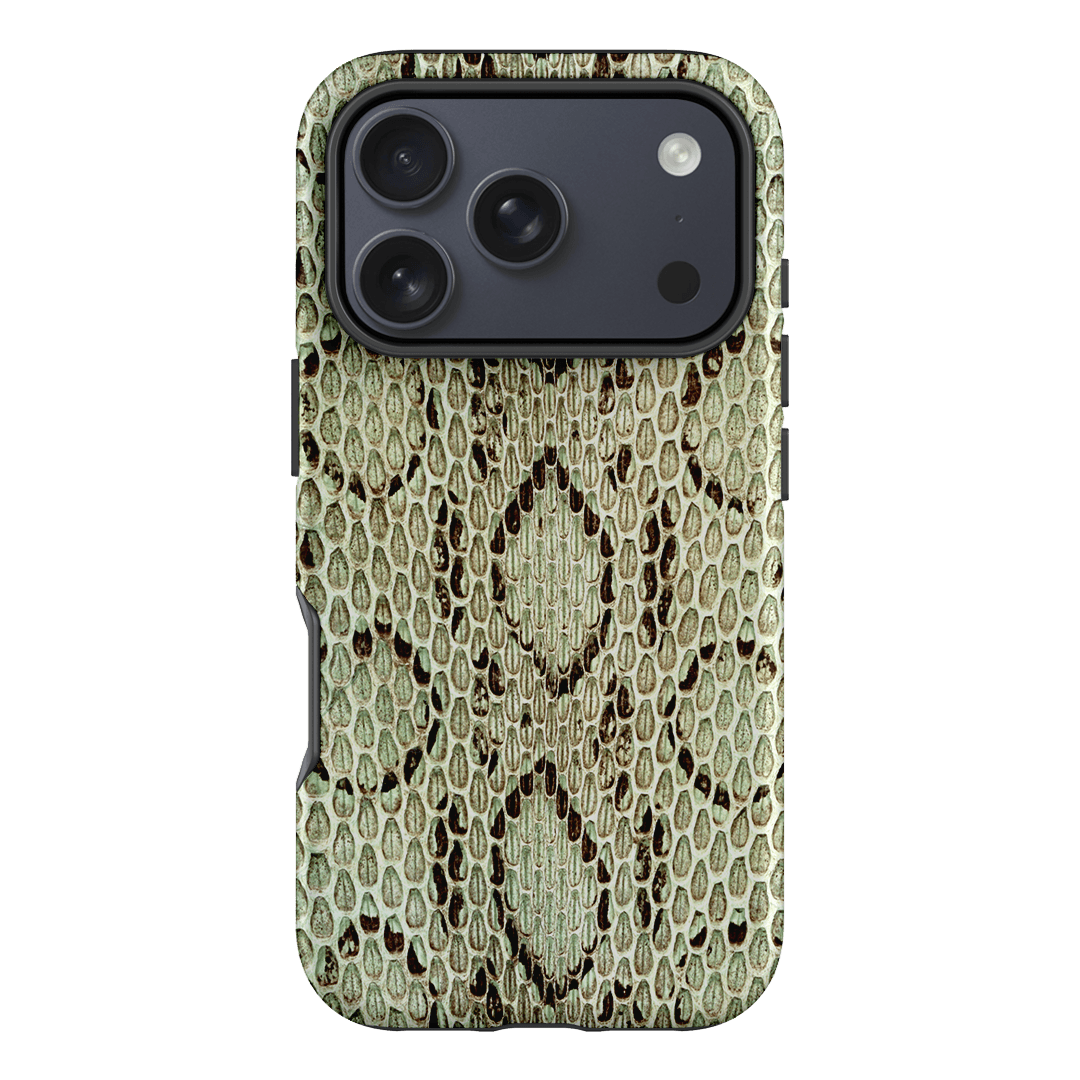 Pistachio Python Printed Phone Cases iPhone 17 Pro / Armoured by The Dairy - The Dairy