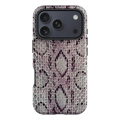 Plum Python Printed Phone Cases iPhone 17 Pro / Armoured by The Dairy - The Dairy