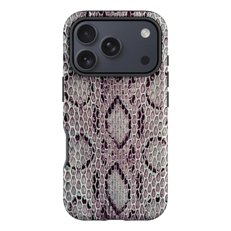 Plum Python Printed Phone Cases iPhone 17 Pro / Armoured by The Dairy - The Dairy