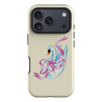 Satin Swan Printed Phone Cases iPhone 17 Pro / Armoured by Femke Studio - The Dairy