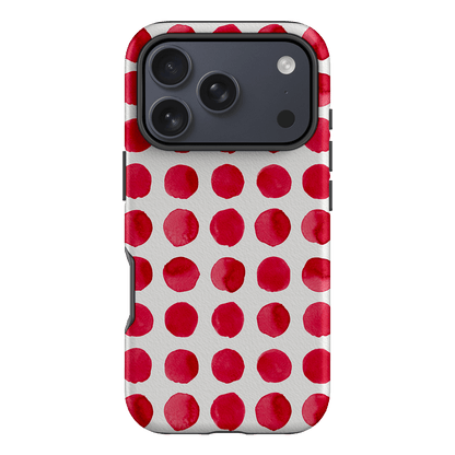Spots in Red Printed Phone Cases by The Dairy - The Dairy