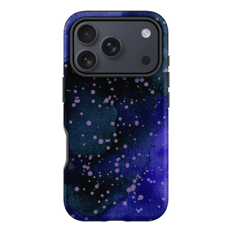 Spotty Navy Printed Phone Cases iPhone 17 Pro / Armoured by The Dairy - The Dairy