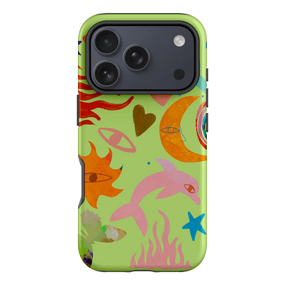 Tattoos Green Printed Phone Cases iPhone 17 Pro / Armoured by Kate Eliza - The Dairy