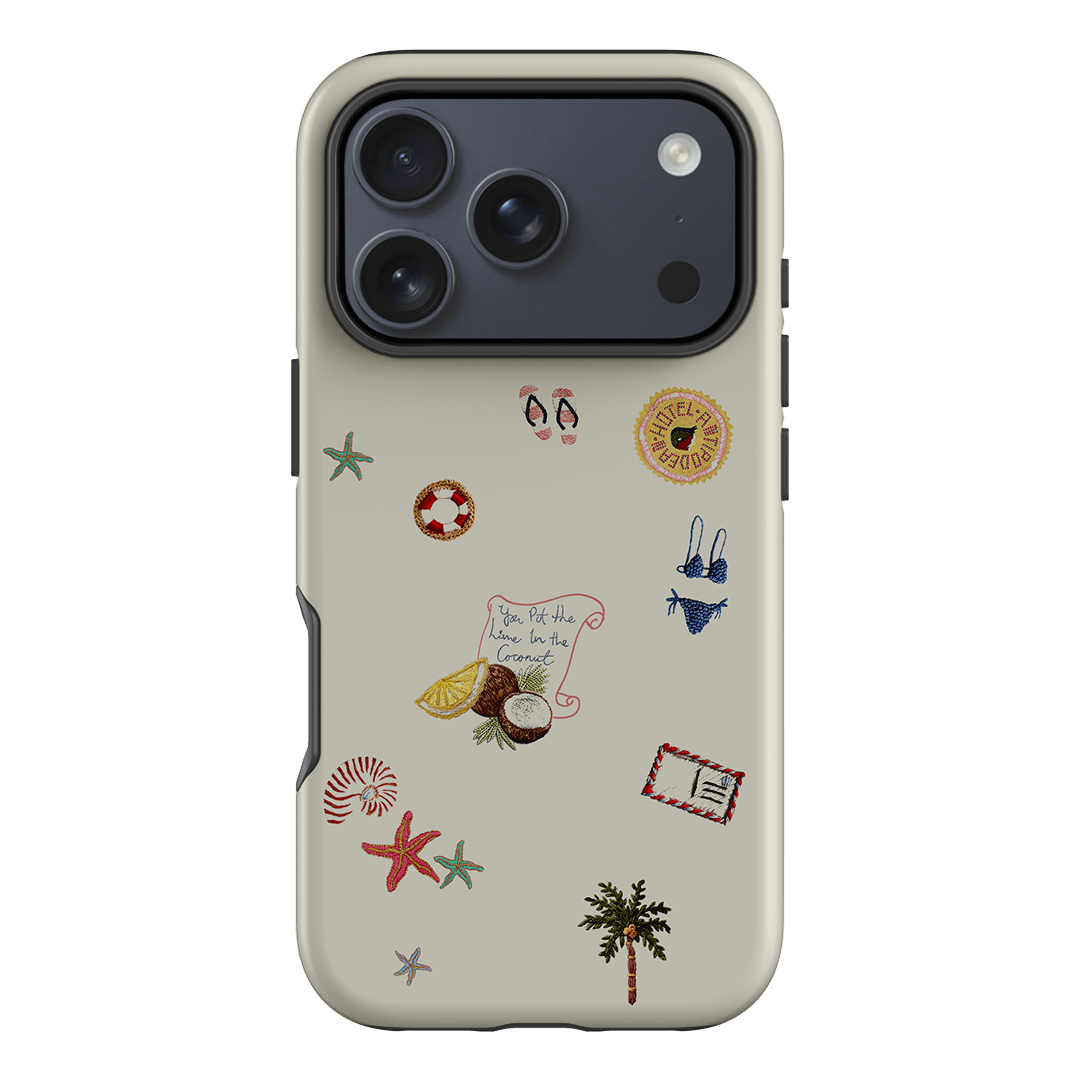 Vacay All Day Cream Printed Phone Cases by Antipodean - The Dairy