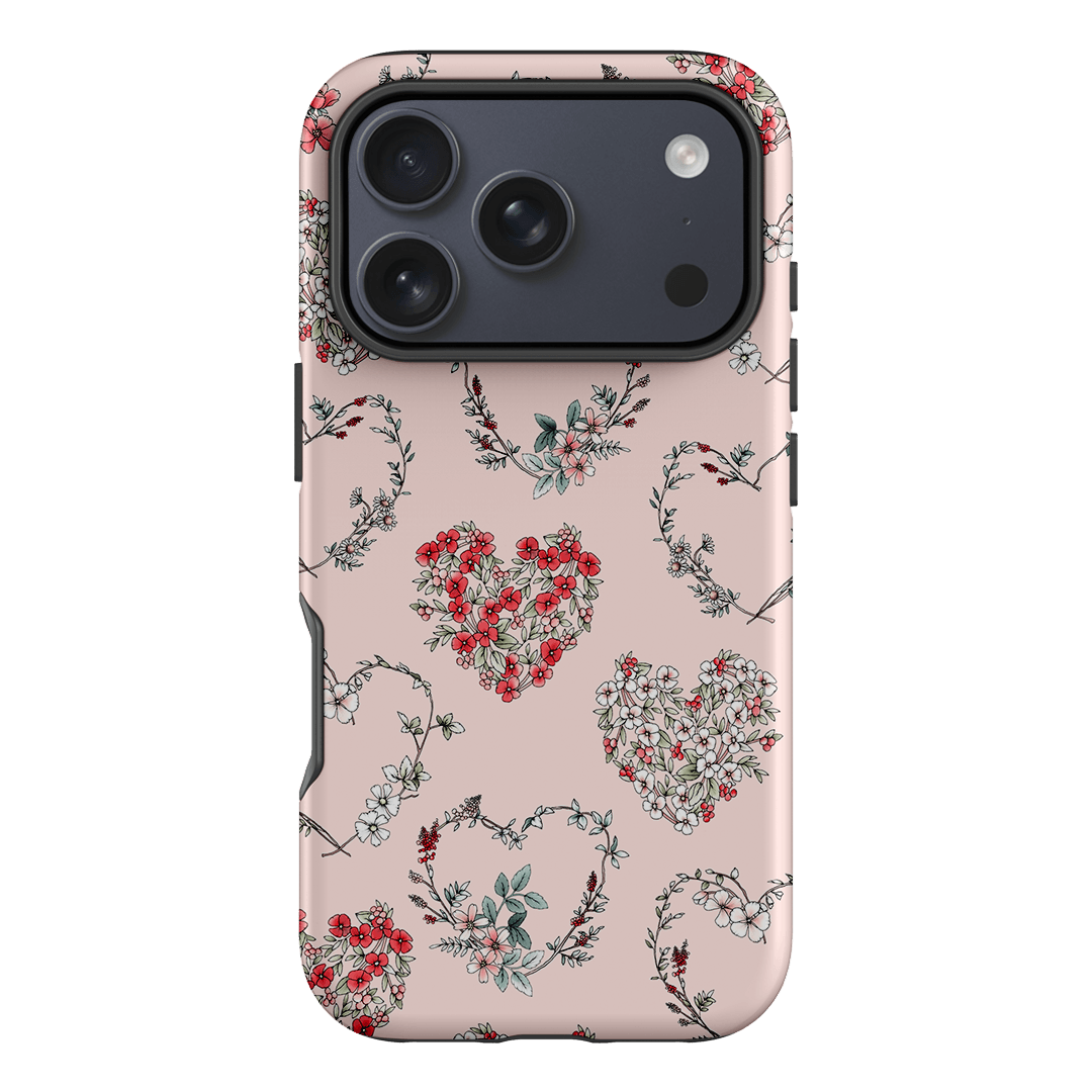 Wild Heart Wreath Printed Phone Cases iPhone 17 Pro / Armoured by Typoflora - The Dairy