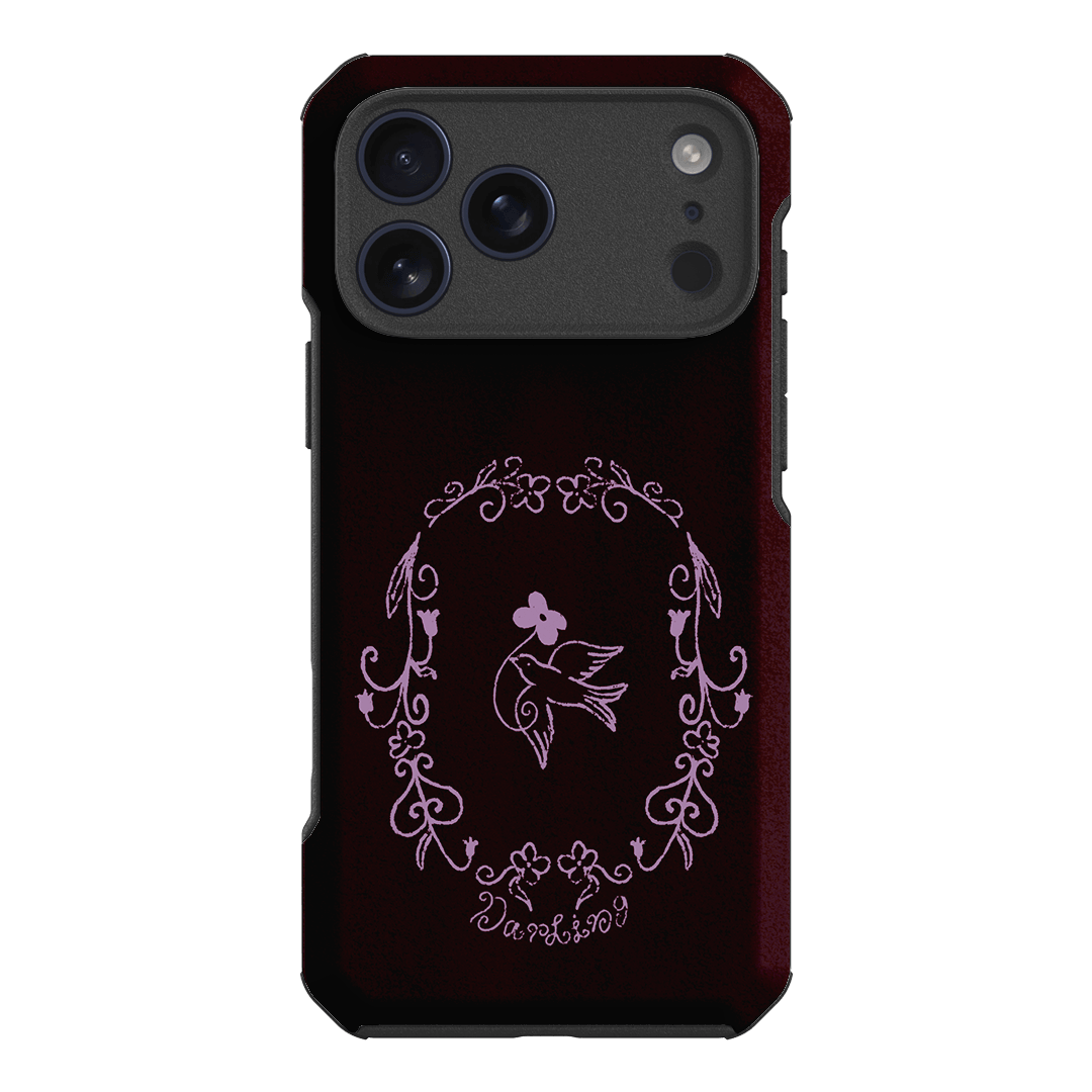 Darling Burgundy Printed Phone Cases by The Dairy - The Dairy