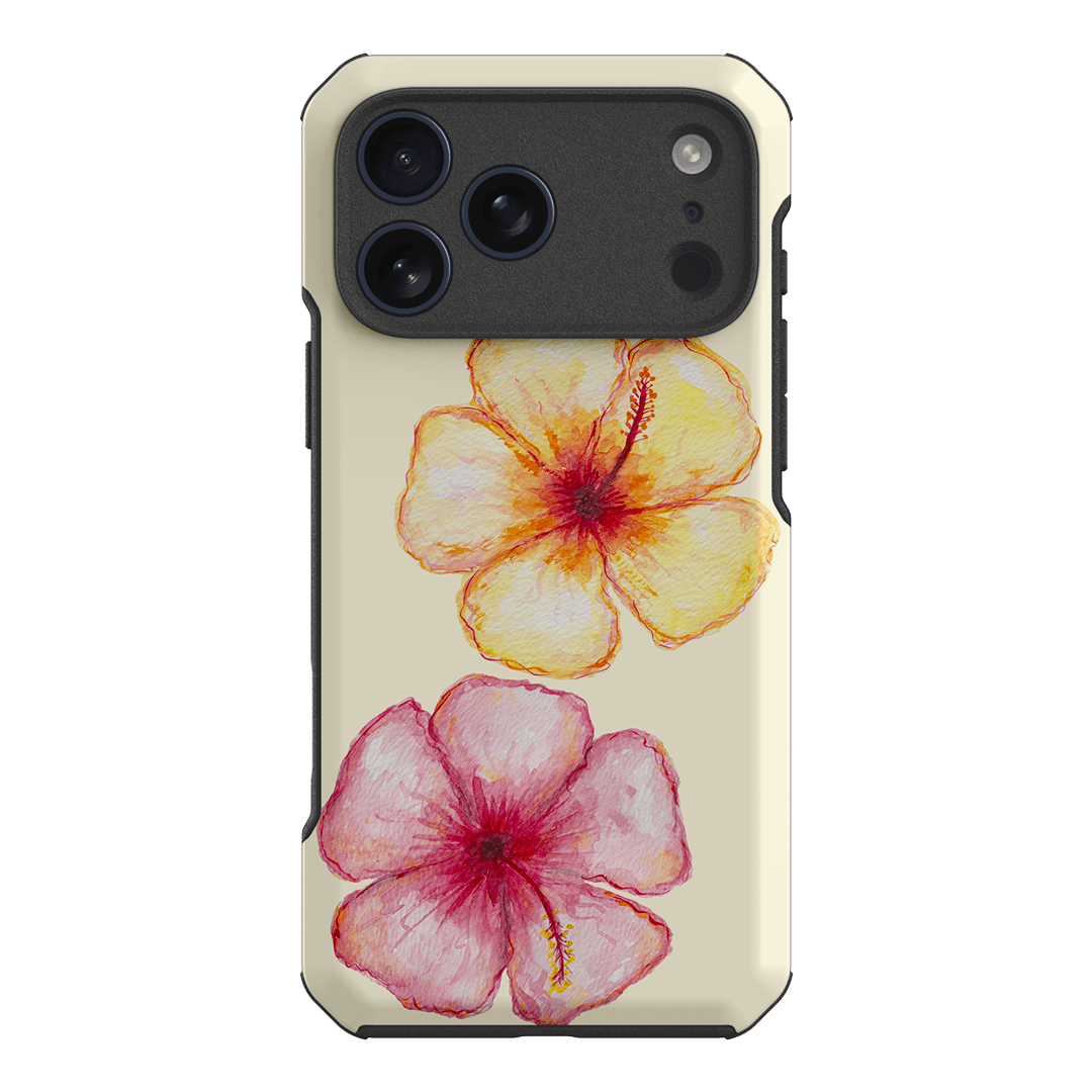 Hibiscus Flower Yellow Printed Phone Cases iPhone 18 Pro Max / Toughie by BG. Studio - The Dairy