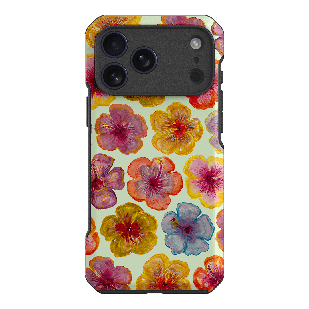 Hibiscus Holiday Sorbet Printed Phone Cases iPhone 18 Pro Max / Toughie by BG. Studio - The Dairy
