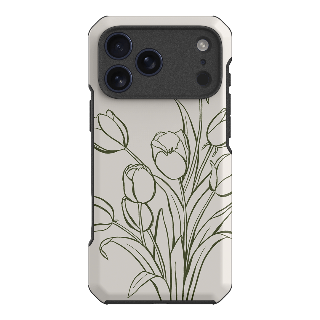 Inked Tulips Printed Phone Cases iPhone 18 Pro Max / Toughie by Typoflora - The Dairy