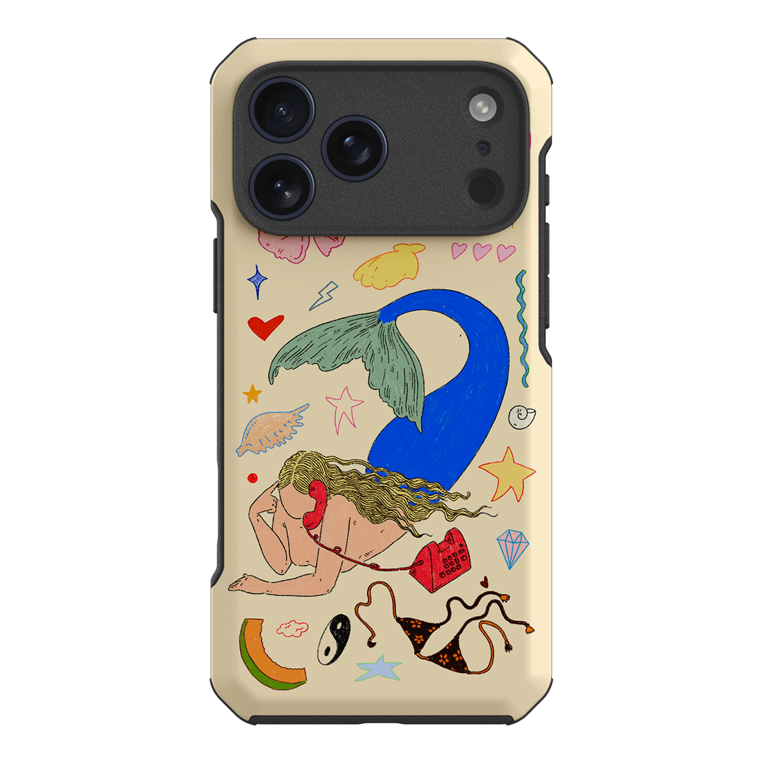 Mermaid Salad Cream Printed Phone Cases iPhone 18 Pro Max / Toughie by Easty Beasty - The Dairy