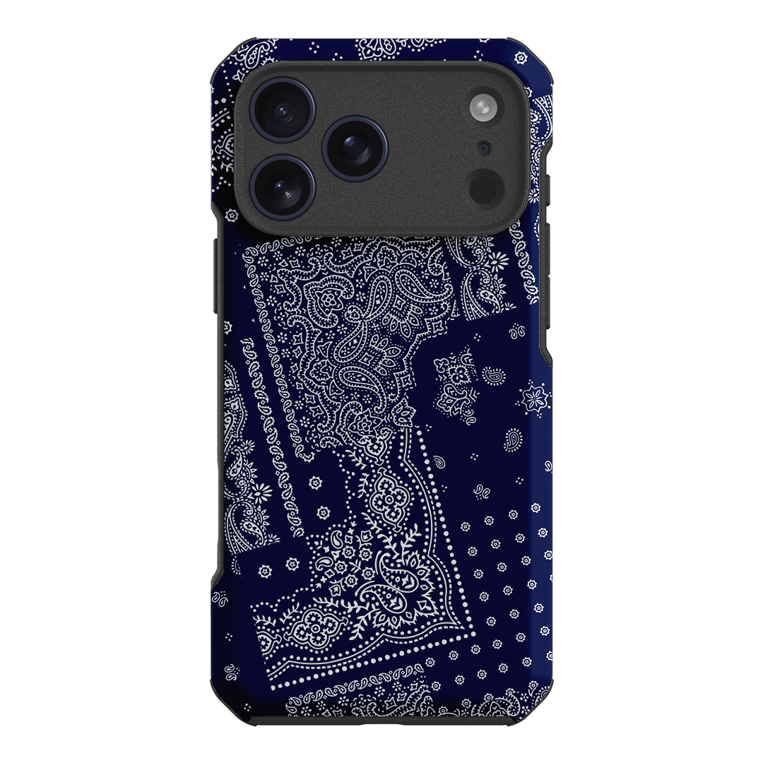 Paisley Indigo Printed Phone Cases iPhone 18 Pro Max / Toughie by The Dairy - The Dairy