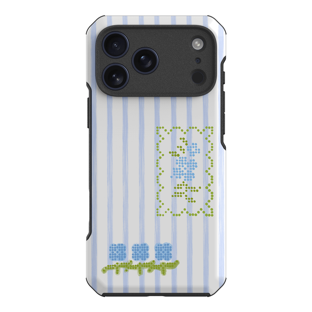 Patchwork Blue Printed Phone Cases iPhone 18 Pro Max / Toughie by Kayla Carr - The Dairy