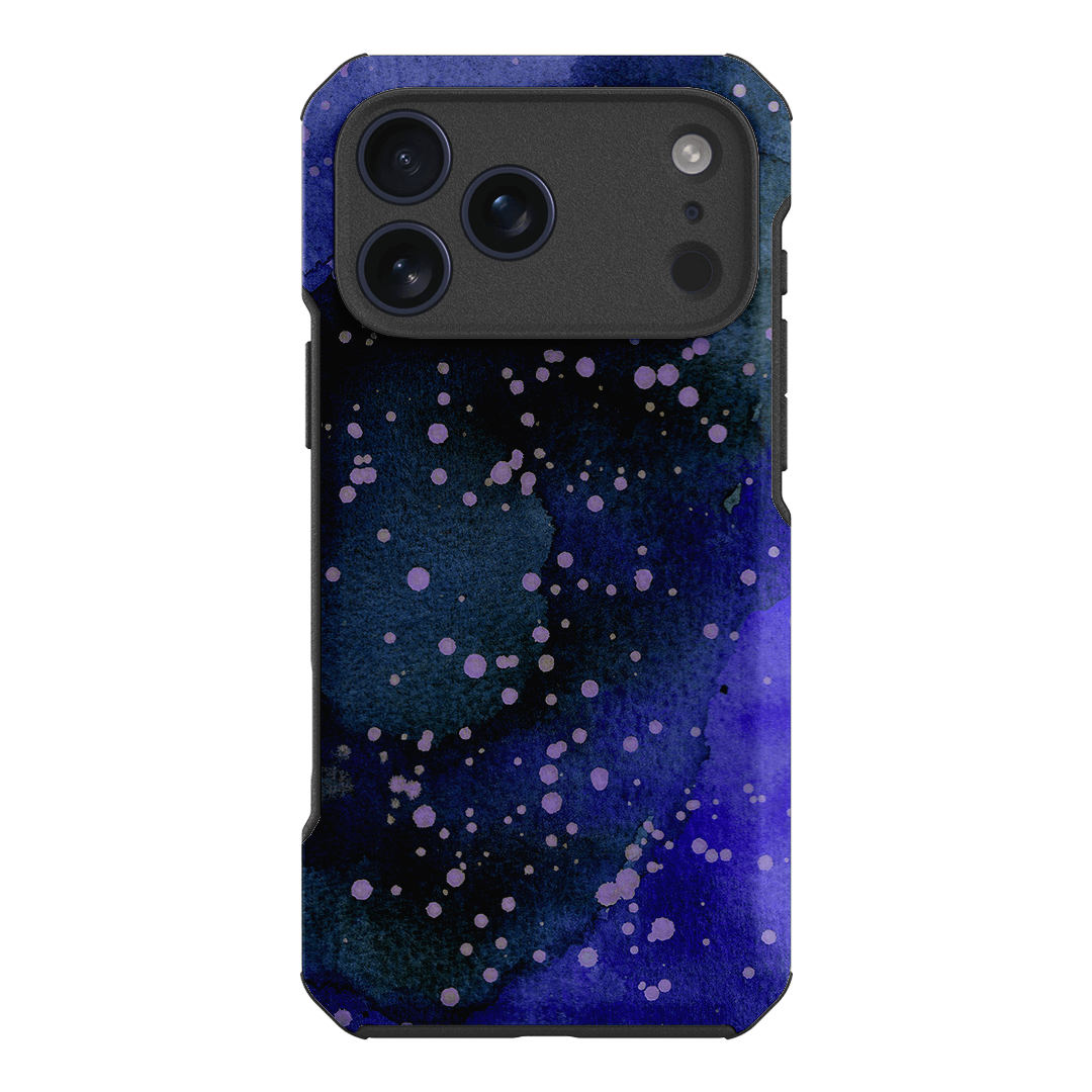 Spotty Navy Printed Phone Cases iPhone 18 Pro Max / Toughie by The Dairy - The Dairy