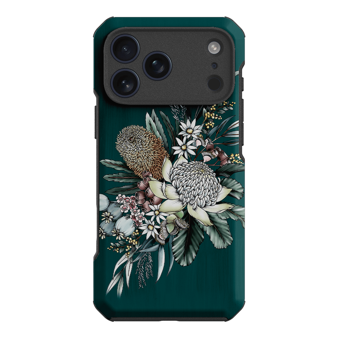 Teal Native Printed Phone Cases iPhone 18 Pro Max / Toughie by Typoflora - The Dairy
