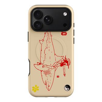 1800-Busy-Rn in Cream Printed Phone Cases iPhone 18 Pro Max / Armoured MagSafe by Easty Beasty - The Dairy