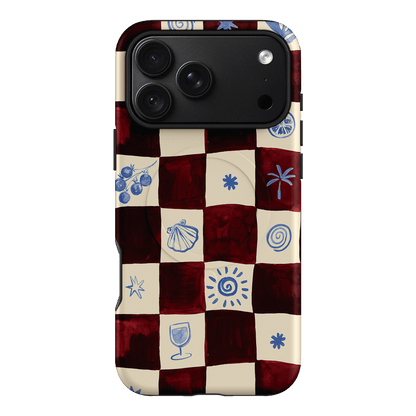 Afternoon Mezze Maroon Printed Phone Cases iPhone 18 Pro Max / Armoured MagSafe by Charlie Taylor - The Dairy