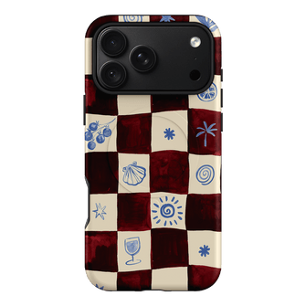 Afternoon Mezze Maroon Printed Phone Cases iPhone 18 Pro Max / Armoured MagSafe by Charlie Taylor - The Dairy