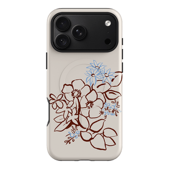 Cream Posy Printed Phone Cases iPhone 18 Pro Max / Armoured MagSafe by Typoflora - The Dairy
