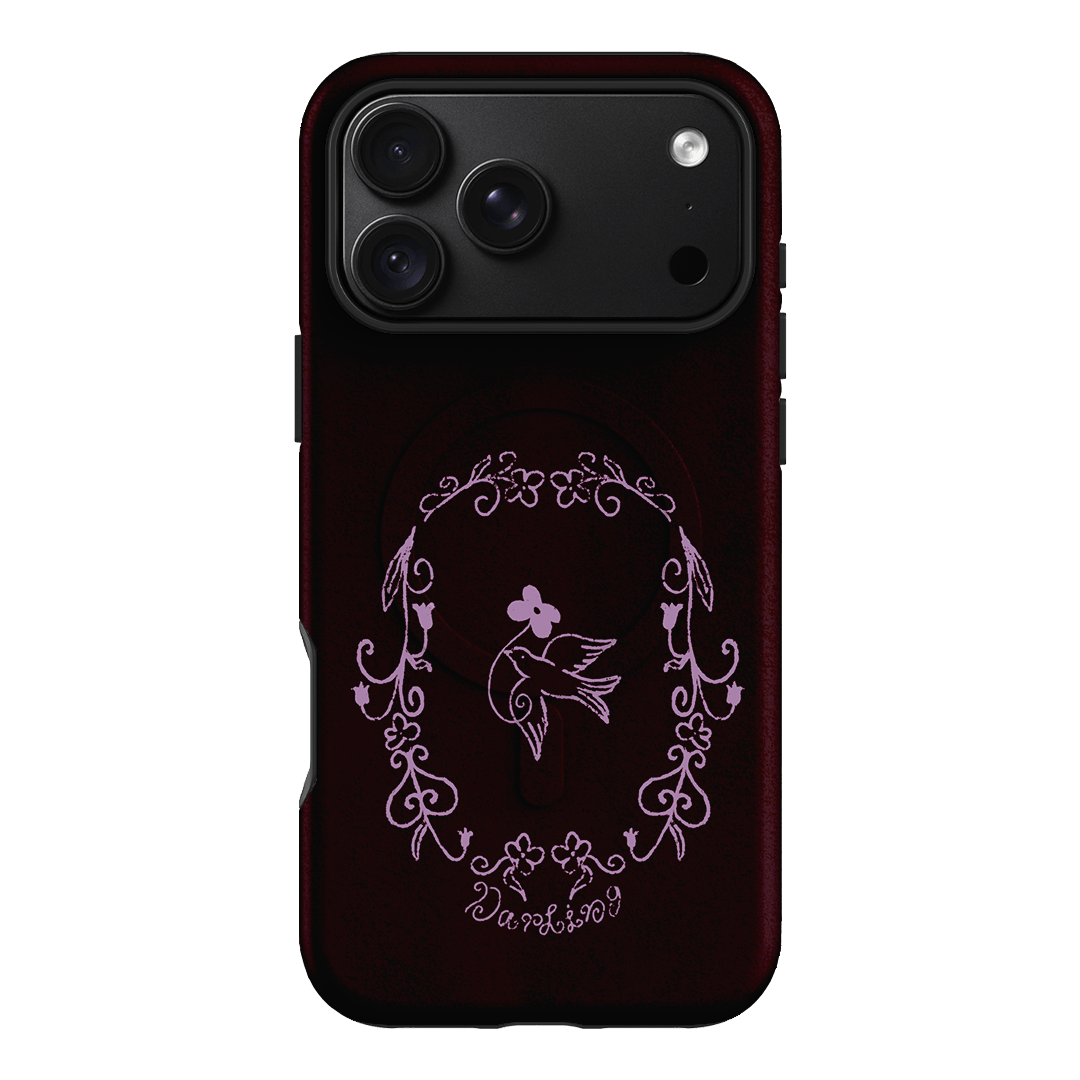 Darling Burgundy Printed Phone Cases by The Dairy - The Dairy