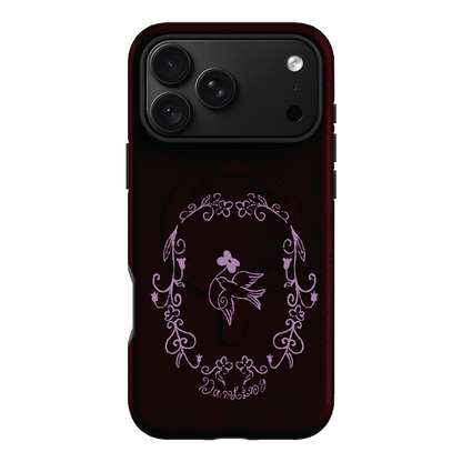 Darling Burgundy Printed Phone Cases by The Dairy - The Dairy