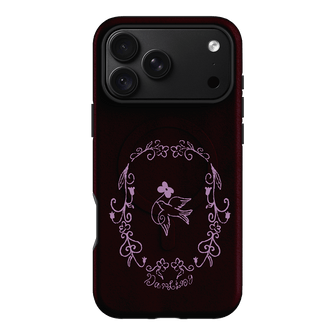 Darling Burgundy Printed Phone Cases by The Dairy - The Dairy