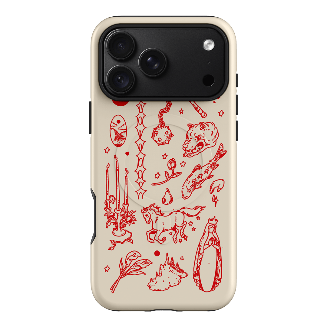 Dreamcore Cream Printed Phone Cases iPhone 18 Pro Max / Armoured MagSafe by Easty Beasty - The Dairy
