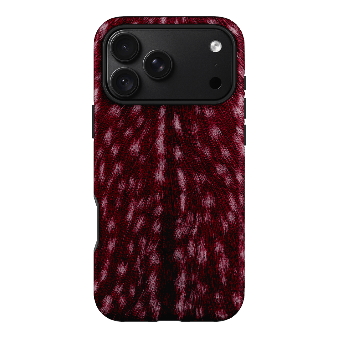 Fawn Burgundy Printed Phone Cases iPhone 18 Pro Max / Armoured MagSafe by The Dairy - The Dairy