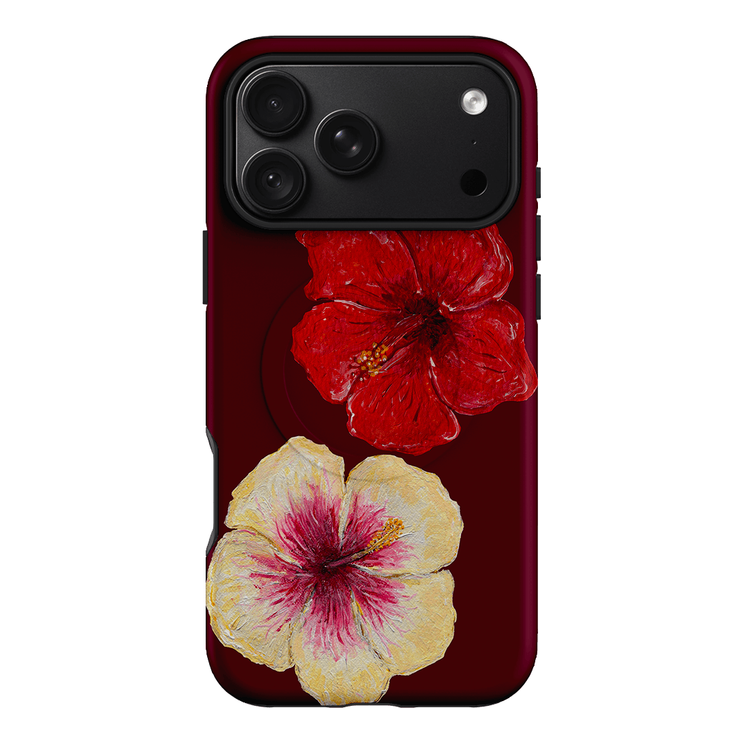 Hibiscus Flower Printed Phone Cases iPhone 18 Pro Max / Armoured MagSafe by BG. Studio - The Dairy