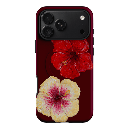 Hibiscus Flower Printed Phone Cases iPhone 18 Pro Max / Armoured MagSafe by BG. Studio - The Dairy