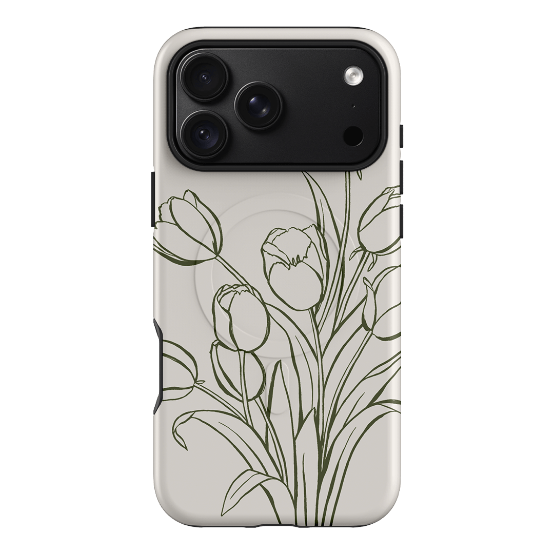 Inked Tulips Printed Phone Cases iPhone 18 Pro Max / Armoured MagSafe by Typoflora - The Dairy