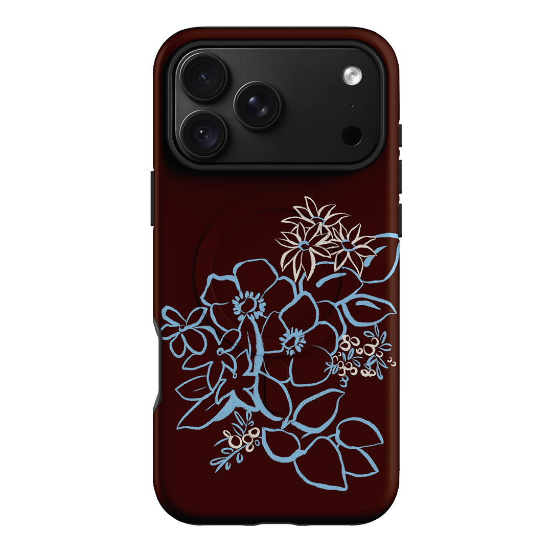 Mocha Posy Printed Phone Cases iPhone 18 Pro Max / Armoured MagSafe by Typoflora - The Dairy