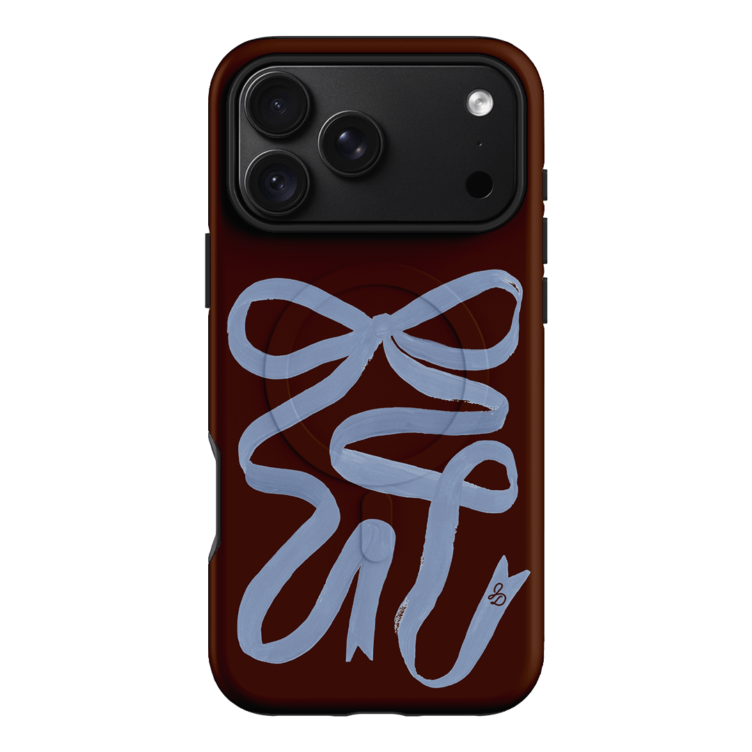 Mocha Ribbon Printed Phone Cases iPhone 18 Pro Max / Armoured MagSafe by Jasmine Dowling - The Dairy