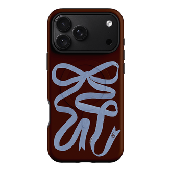Mocha Ribbon Printed Phone Cases iPhone 18 Pro Max / Armoured MagSafe by Jasmine Dowling - The Dairy