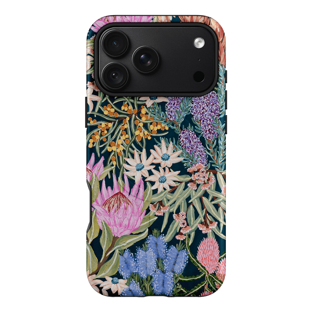 Moonlit Floral Printed Phone Cases iPhone 18 Pro Max / Armoured MagSafe by Amy Gibbs - The Dairy