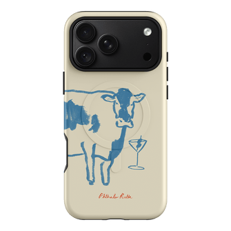 Mootini Blue Printed Phone Cases iPhone 18 Pro Max / Armoured MagSafe by Phthalo Ruth - The Dairy