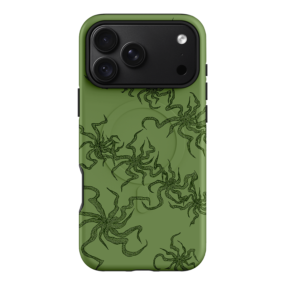Night Moss Printed Phone Cases iPhone 18 Pro Max / Armoured MagSafe by Stormi Bree - The Dairy