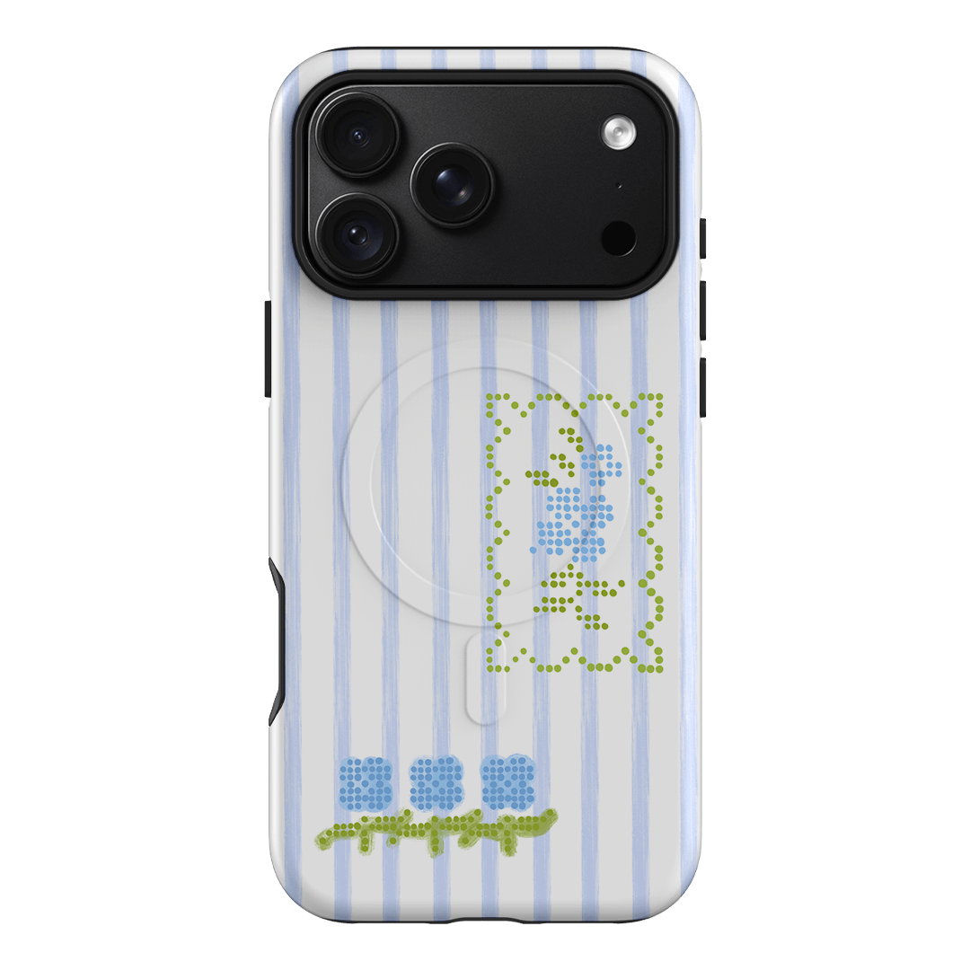 Patchwork Blue Printed Phone Cases iPhone 18 Pro Max / Armoured MagSafe by Kayla Carr - The Dairy