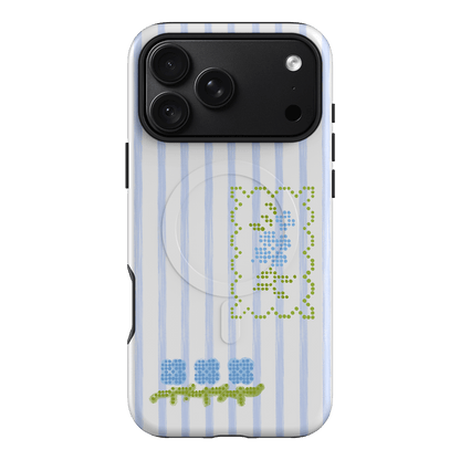 Patchwork Blue Printed Phone Cases iPhone 18 Pro Max / Armoured MagSafe by Kayla Carr - The Dairy