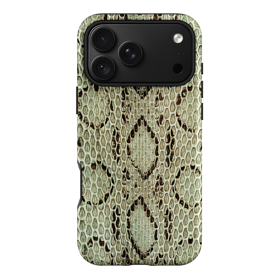 Pistachio Python Printed Phone Cases iPhone 18 Pro Max / Armoured MagSafe by The Dairy - The Dairy